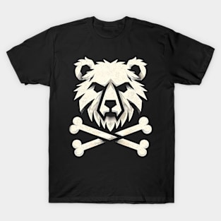 Jolly Roger Pirateflag Bear Skull Crossbones T-Shirt